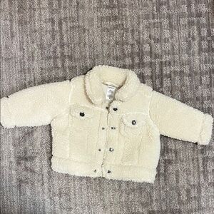 Carter's Cream Sherpa Jean Jacket